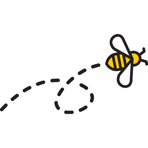 Hively: Resources for Thriving Communities - Bee Icon