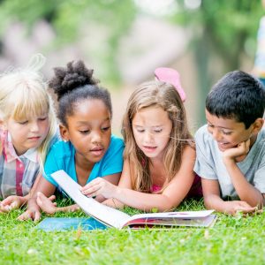 Children Enjoying Reading