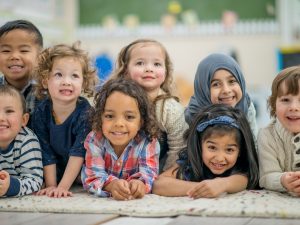 Group of Kids Smiling Portrait