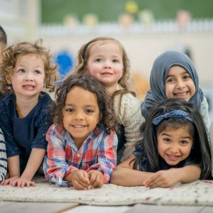 Group of Kids Smiling Portrait