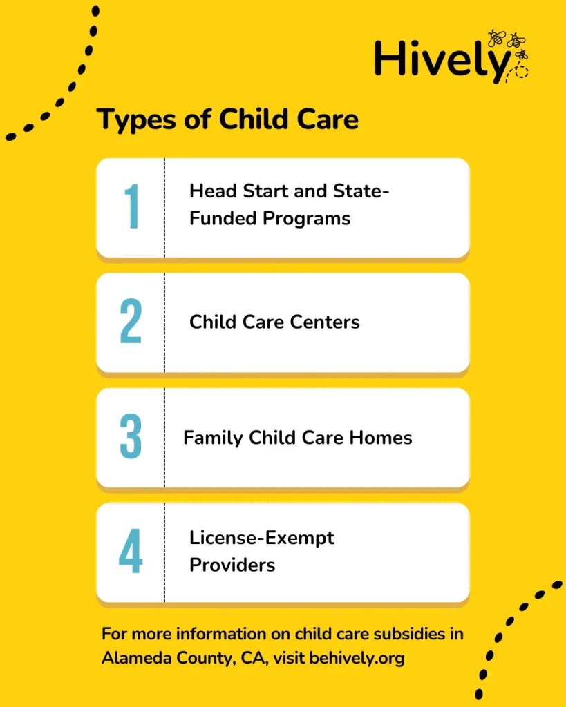 Types of child care